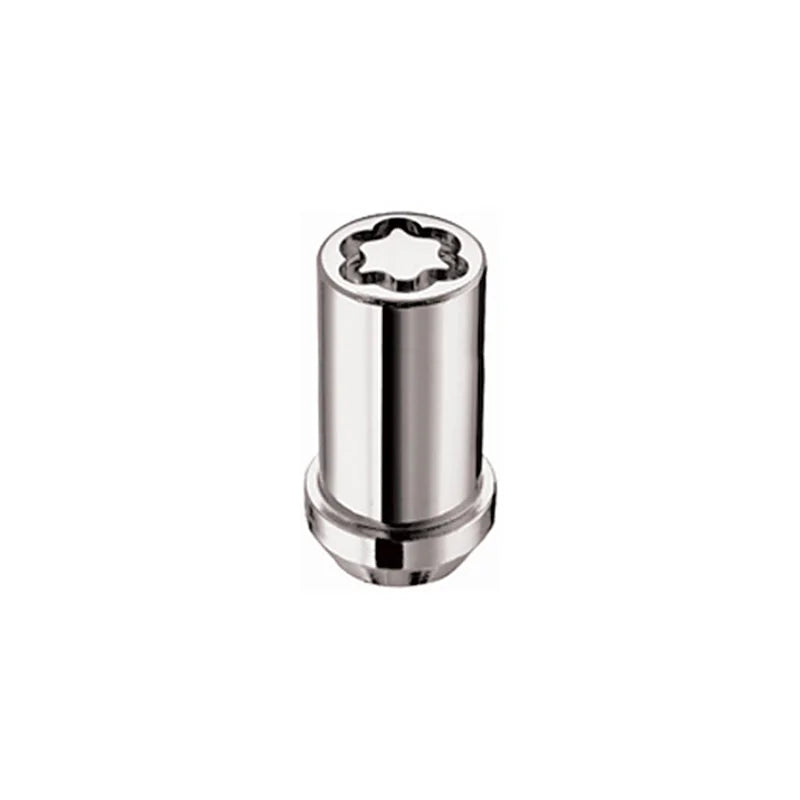 McGard Wheel Lock Nut Set - 5pk. (Tuner / Cone Seat) 1/2-20 / 13/16 Hex / 1.60in. L. - Chrome - Detail View