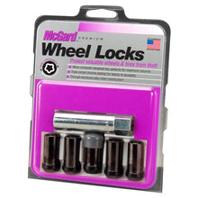 Load image into Gallery viewer, McGard Wheel Lock Nut Set - 5pk. (Tuner / Cone Seat) 1/2-20 / 13/16 Hex / 1.60in. Length - Black - Main Product View