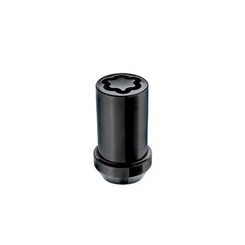 McGard Wheel Lock Nut Set - 5pk. (Tuner / Cone Seat) 1/2-20 / 13/16 Hex / 1.60in. Length - Black - Side View