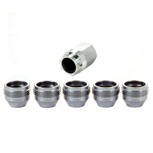 Load image into Gallery viewer, McGard Wheel Lock Nut Set - 5pk. (Under Hub Cap / Cone Seat) M14X.5 / 22mm Hex / .893in. L. - Silver - Main Product View
