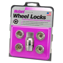Load image into Gallery viewer, McGard Wheel Lock Nut Set - 5pk. (Under Hub Cap / Cone Seat) M14X.5 / 22mm Hex / .893in. L. - Silver - Side View