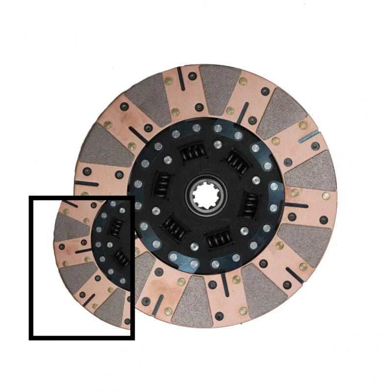 McLeod 63-03 Mopar 10.5in x 1in x 23 Spline Street Extreme Clutch Kit - Side View