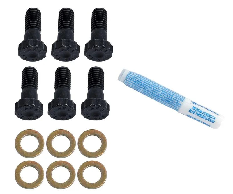 McLeod Bolt Kit 6 3/8-16 X 1.000in Chromolly - Black Oxide 9/16 Hex Head