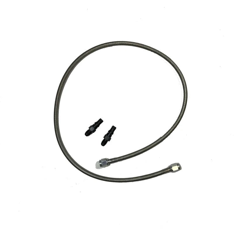 McLeod Qwik Disconnect Line Assembly 30in W/ Fitting & Tool - Side View