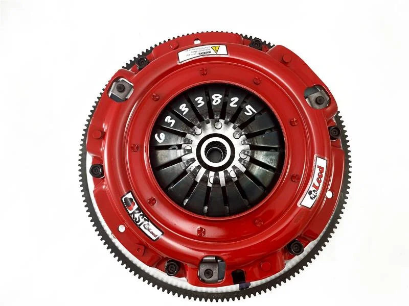 McLeod RST Twin Disc Clutch Kit 18-19 Ford Mustang GT 1 x 23 Spline 0 Bal w/164T 8 Bolt AL Flywheel - Detail View