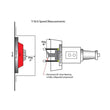 Load image into Gallery viewer, McLeod Spacer Aluminum Hyd T.O. Brg T56 2 Hole .950in Thick - Detail View