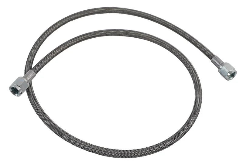 McLeod Steel Braided Line Double An4 Female 48in Long - Side View