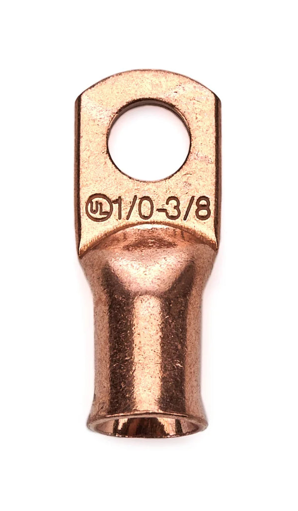 Mechman Alternators 1/0 Gauge Copper Cable End 3/8in Hole Each CR1038
