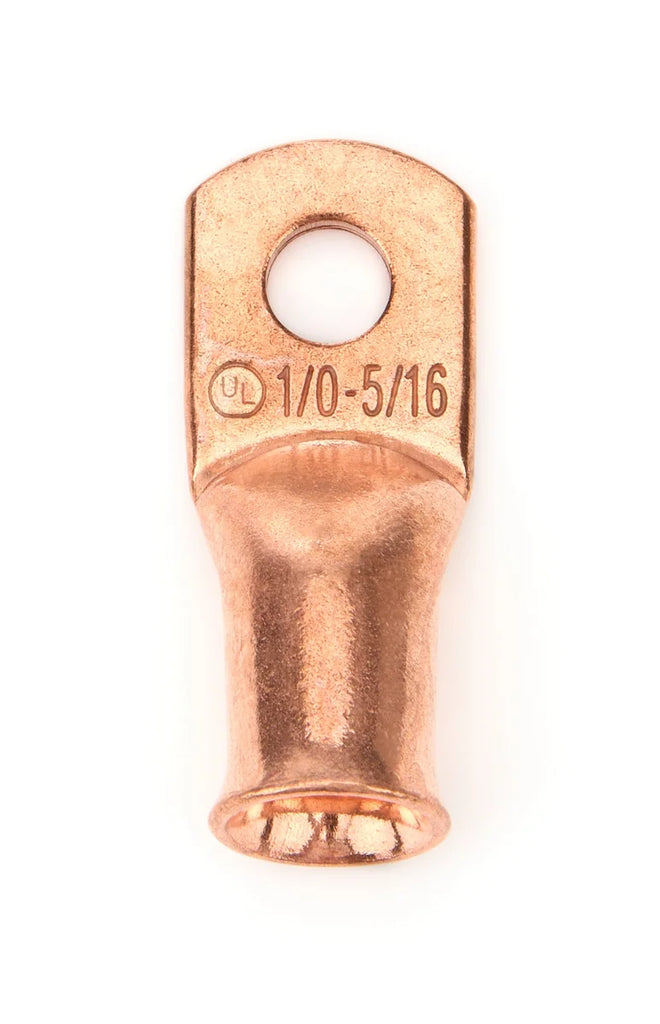 Mechman Alternators 1/0 Gauge Copper Cable End 5/16in Hole CR10516
