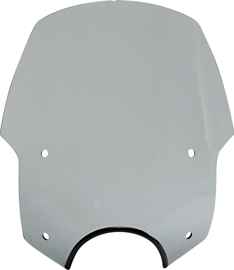 Memphis Shades Alley Cat Windshield - 7" Headlight Cut Out - Black Smoke MEP56112 - Main Product View