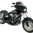 Load image into Gallery viewer, Memphis Shades Batwing Fairing - Fat Bob MEM7161 - Side View