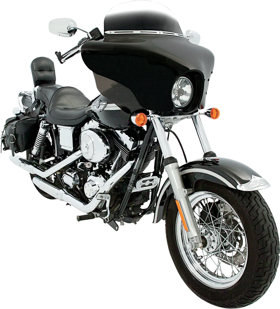 Memphis Shades Batwing Fairing - Harley Davidson MEM7081 - Back View