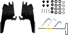 Load image into Gallery viewer, Memphis Shades Batwing Mounting Kit - Black - Chief Bobber MEB2071 - Main Product View