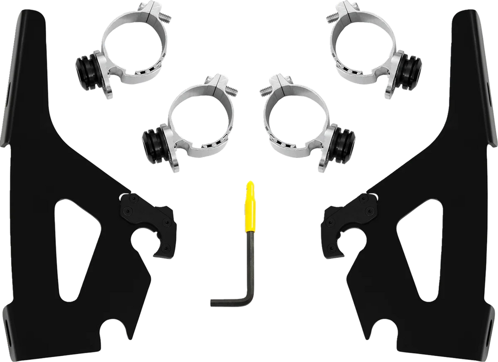 Memphis Shades Batwing Mounting Kit - Black - Chief MEB2075 - Main Product View