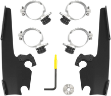 Load image into Gallery viewer, Memphis Shades Batwing - Mounting Kit - Black - FXDL MEB2016 - Main Product View
