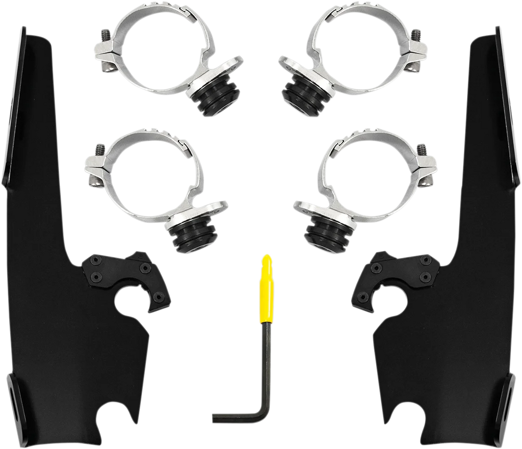 Memphis Shades Batwing - Mounting Kit - Black - FXLR MEB2036 - Main Product View