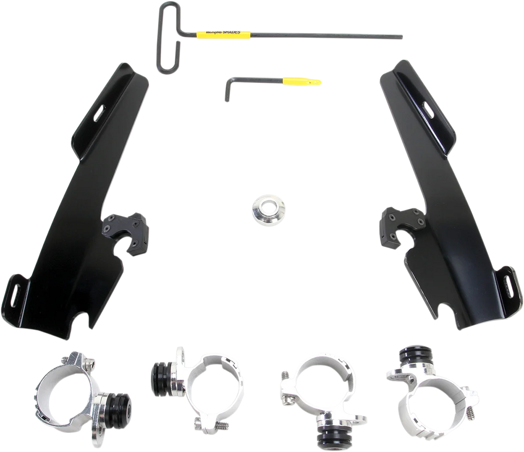Memphis Shades Batwing - Mounting Kit - Black - XL MEB1999 - Main Product View