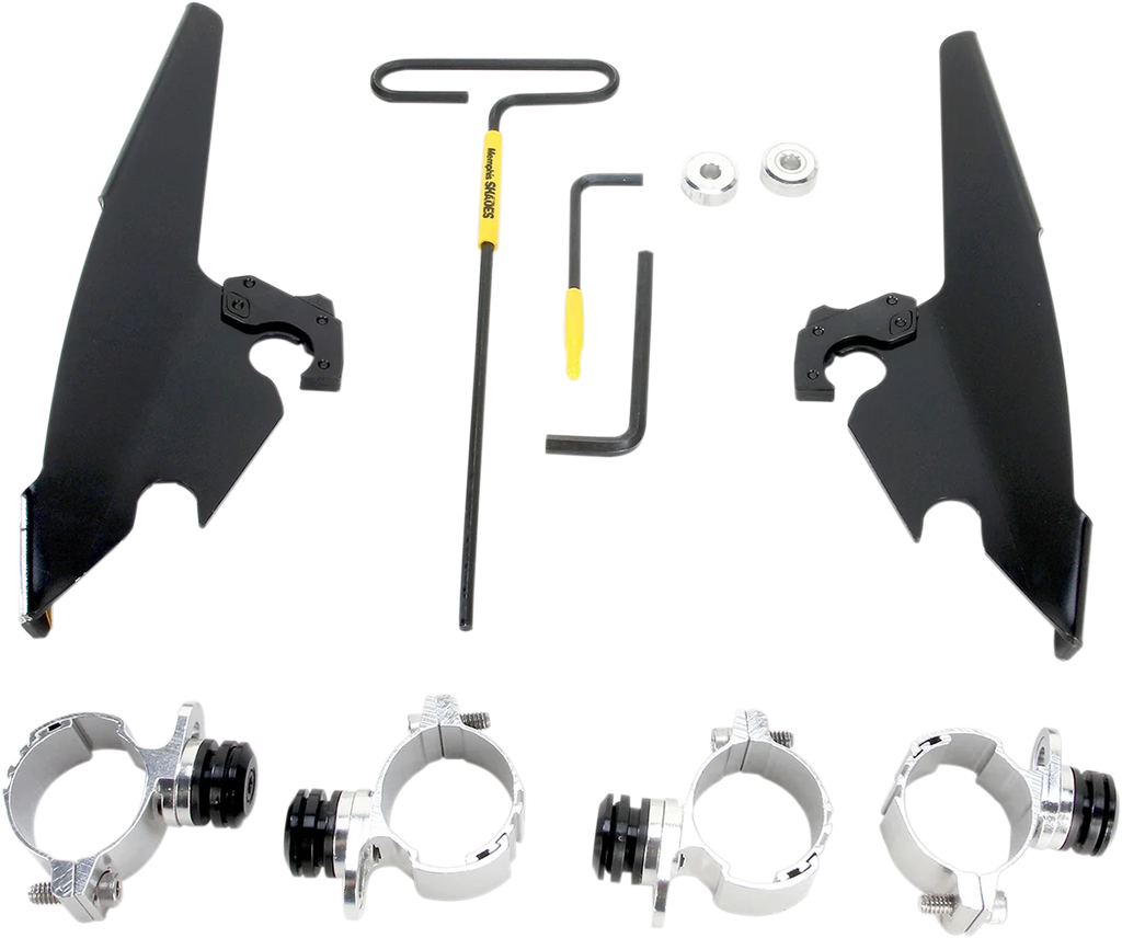 Memphis Shades Batwing - Mounting Kit - Black - XL12C MEB2008 - Main Product View