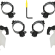 Load image into Gallery viewer, Memphis Shades Batwing - Mounting Kit - Polished - FLSB MEK2044 - Main Product View