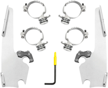 Load image into Gallery viewer, Memphis Shades Batwing - Mounting Kit - Polished - FXLR MEK2036 - Main Product View