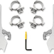 Load image into Gallery viewer, Memphis Shades Batwing Mounting Kit - Polished - Scout MEK2027 - Main Product View