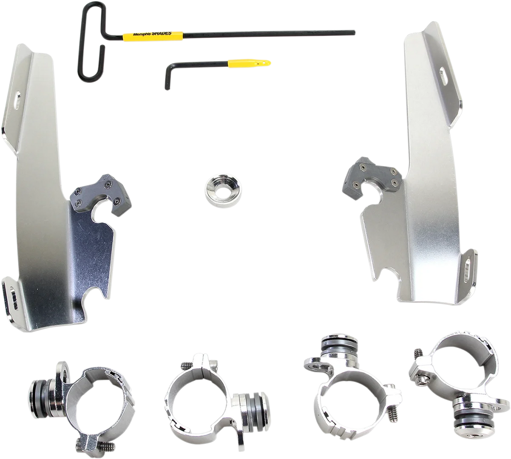 Memphis Shades Batwing - Mounting Kit - Polished - XL MEK1999 - Main Product View