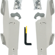 Load image into Gallery viewer, Memphis Shades Batwing - Mounting Kit - Polished - XL MEK1999 - Side View