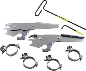 Memphis Shades Batwing - Mounting Kit - Polished - XL MEK2056 - Main Product View