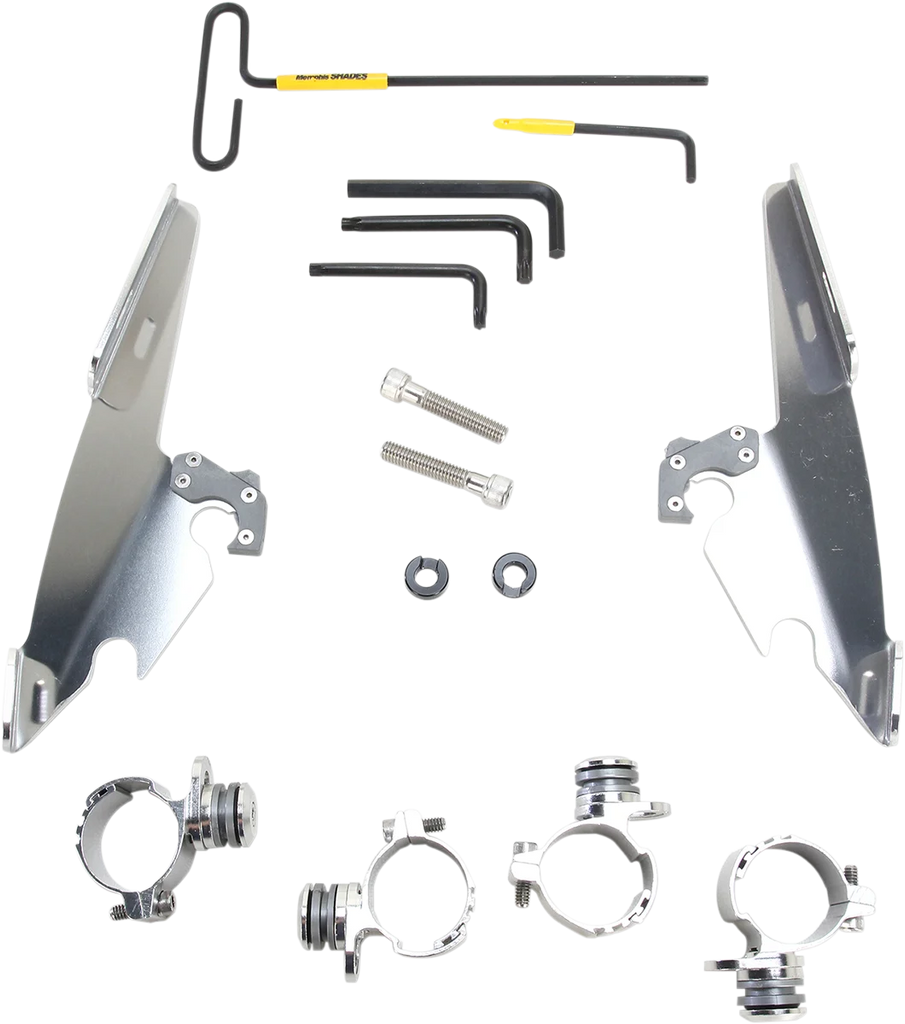 Memphis Shades Batwing - Mounting Kit - Polished - XL48 MEK2009 - Main Product View