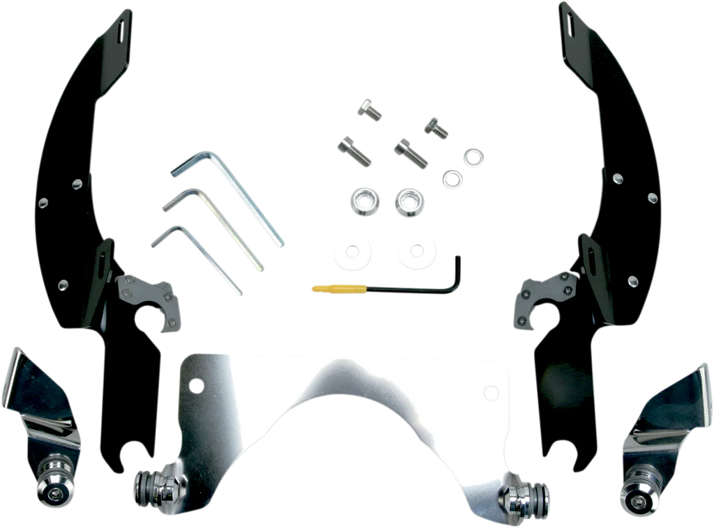 Memphis Shades Batwing Trigger Lock Mounting Kit - C90/T - Black MEK1919 - Main Product View