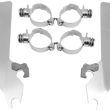 Load image into Gallery viewer, Memphis Shades Batwing Trigger Lock Mounting Kit - Kingpin - Polished MEK1927 - Side View