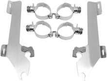 Load image into Gallery viewer, Memphis Shades Batwing Trigger Lock Mounting Kit - Kingpin - Polished MEK1927 - Side View