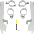 Load image into Gallery viewer, Memphis Shades Batwing Trigger Lock Mounting Kit - M50 - Polished MEK1990 - Main Product View