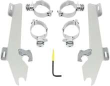 Load image into Gallery viewer, Memphis Shades Batwing Trigger Lock Mounting Kit - M50 - Polished MEK1990 - Main Product View