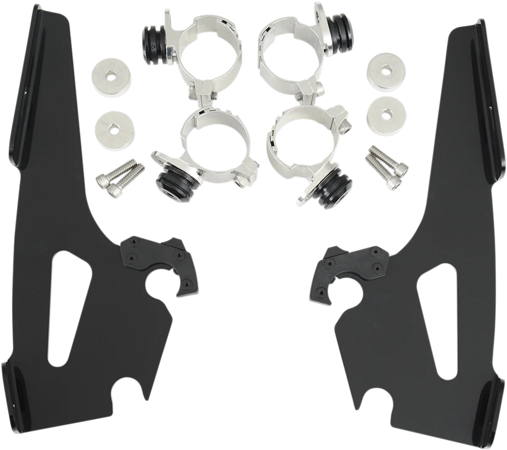 Memphis Shades Batwing Trigger Lock Mounting Kit - Narrow - Black MEB8965 - Main Product View