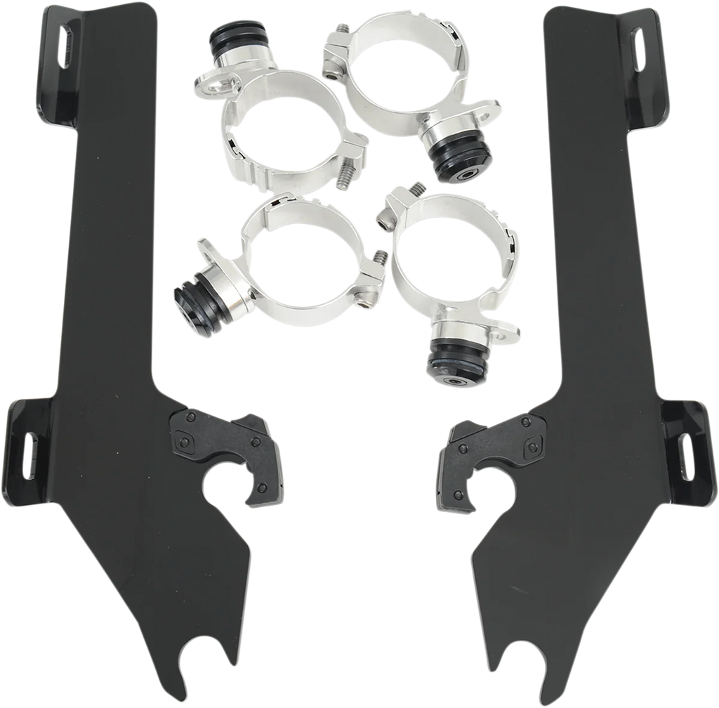 Memphis Shades Batwing Trigger Lock Mounting Kit - Raider - Black MEK1954 - Main Product View