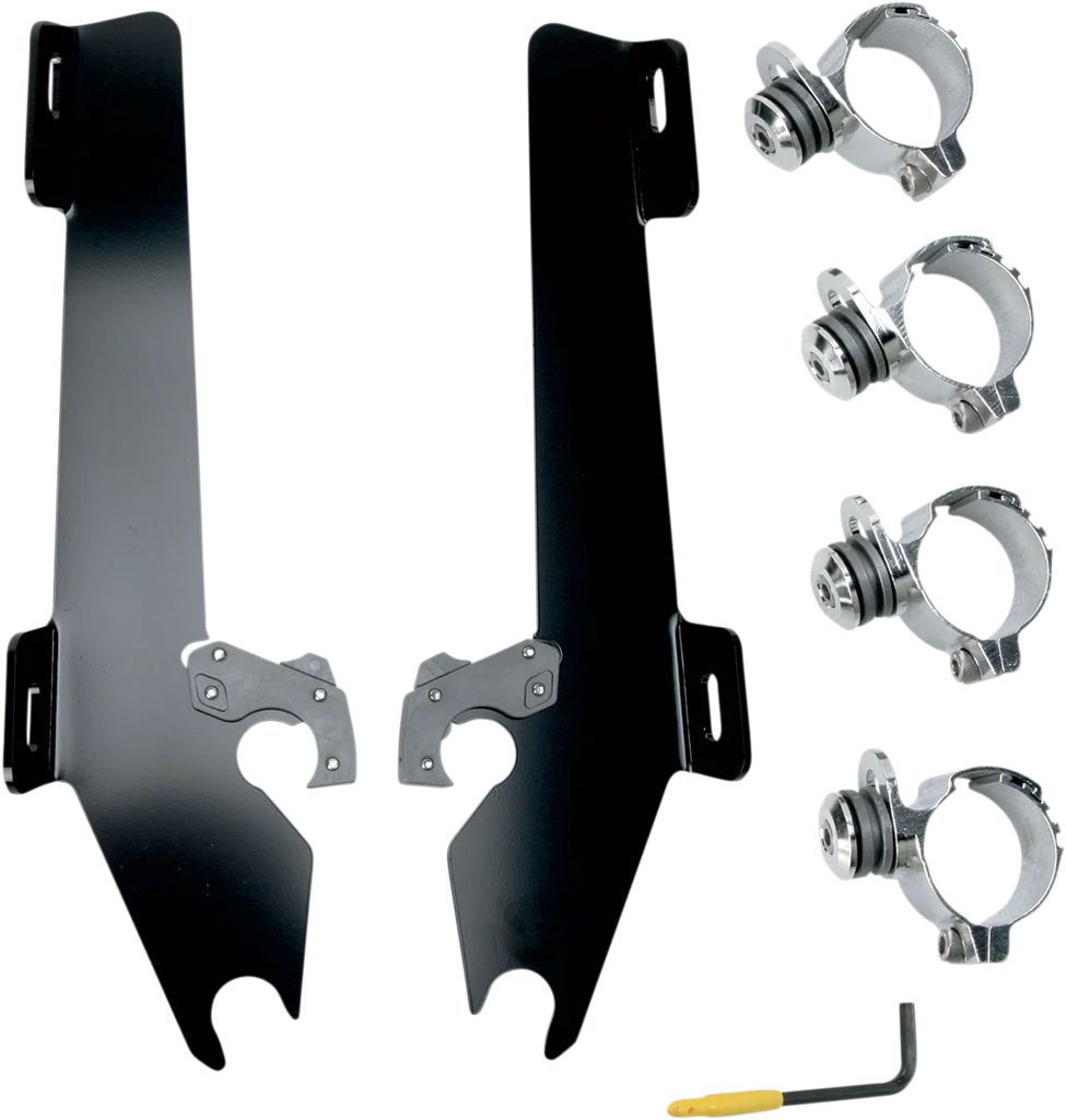 Memphis Shades Batwing Trigger Lock Mounting Kit - Stateline/Sabre - Black MEK1946 - Main Product View
