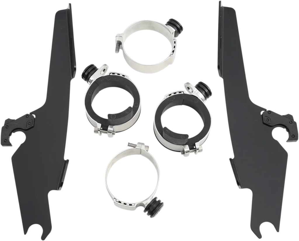 Memphis Shades Batwing Trigger Lock Mounting Kit - V Star - Black MEM8992 - Main Product View