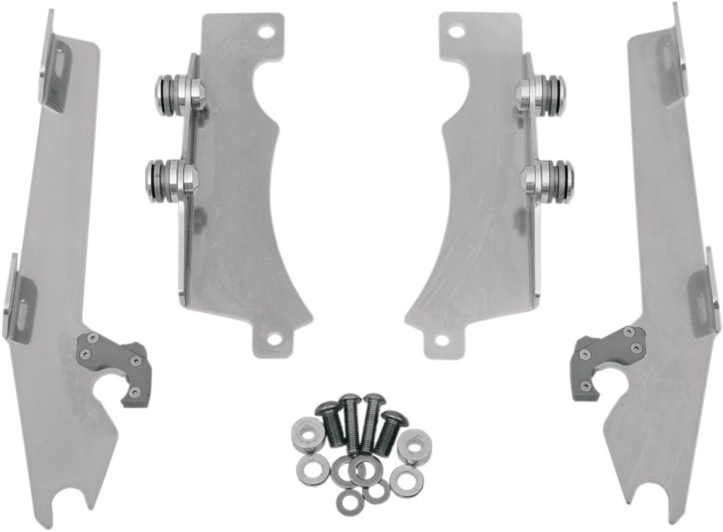Memphis Shades Batwing Trigger Lock Mounting Kit - V Star - Polished MEK1909 - Main Product View