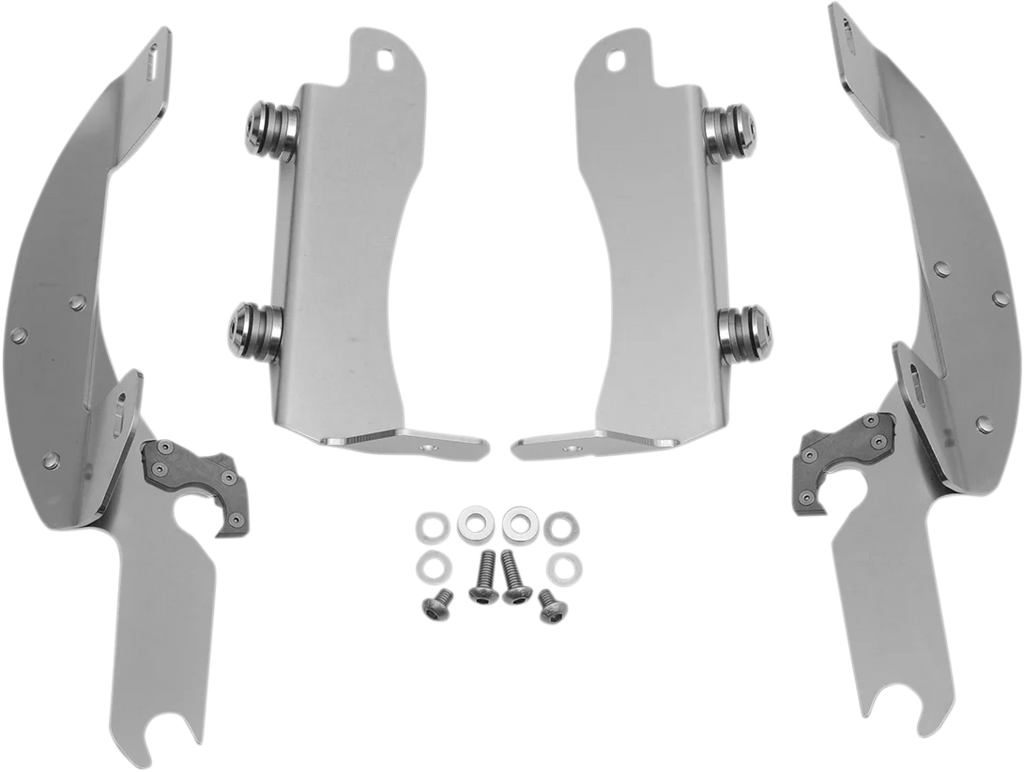 Memphis Shades Batwing Trigger Lock Mounting Kit - VN 1700 - Polished MEK1935 - Main Product View