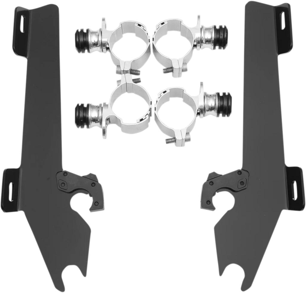 Memphis Shades Batwing Trigger Lock Mounting Kit - VT 1300CS - Black MEK1967 - Main Product View