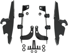 Load image into Gallery viewer, Memphis Shades Batwing Trigger Lock Mounting Kit - VT 750 Phantom - Black MEK1955 - Main Product View