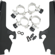 Load image into Gallery viewer, Memphis Shades Batwing Trigger Lock Mounting Kit - VT 750/1100 - Black MEK1957 - Main Product View