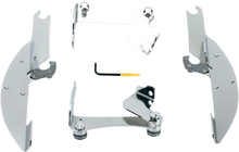 Load image into Gallery viewer, Memphis Shades Batwing Trigger Lock Mounting Kit - VTX 1300 - Polished MEK1901 - Main Product View