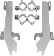 Load image into Gallery viewer, Memphis Shades Batwing Trigger Lock Mounting Kit - VTX 1300 - Polished MEK1902 - Main Product View