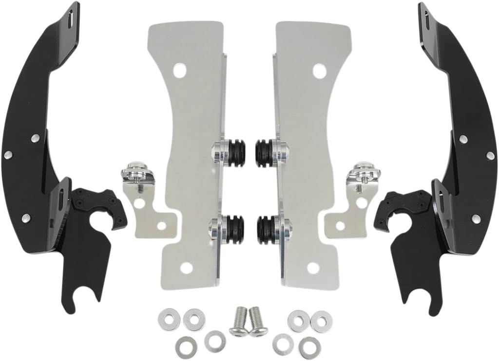 Memphis Shades Batwing Trigger Lock Mounting Kit - XV16/17 - Black MEM8998 - Main Product View