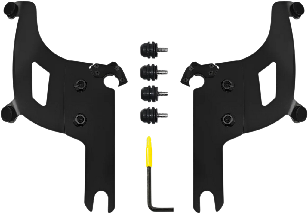 Memphis Shades Bullet Mounting Kit - Black - FLHRS/XS MEB2042 - Main Product View