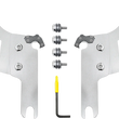 Load image into Gallery viewer, Memphis Shades Bullet Mounting Kit - Polished - FLHRS/XS MEK2042 - Main Product View