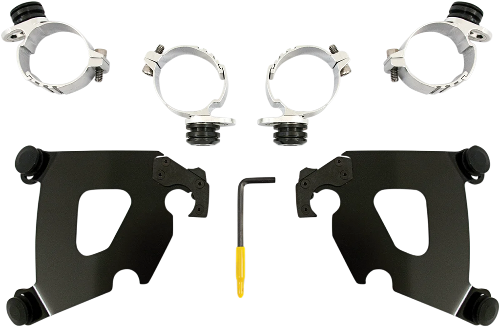 Memphis Shades Cafe Mounting Kit - Black - FXD MEB1994 - Main Product View