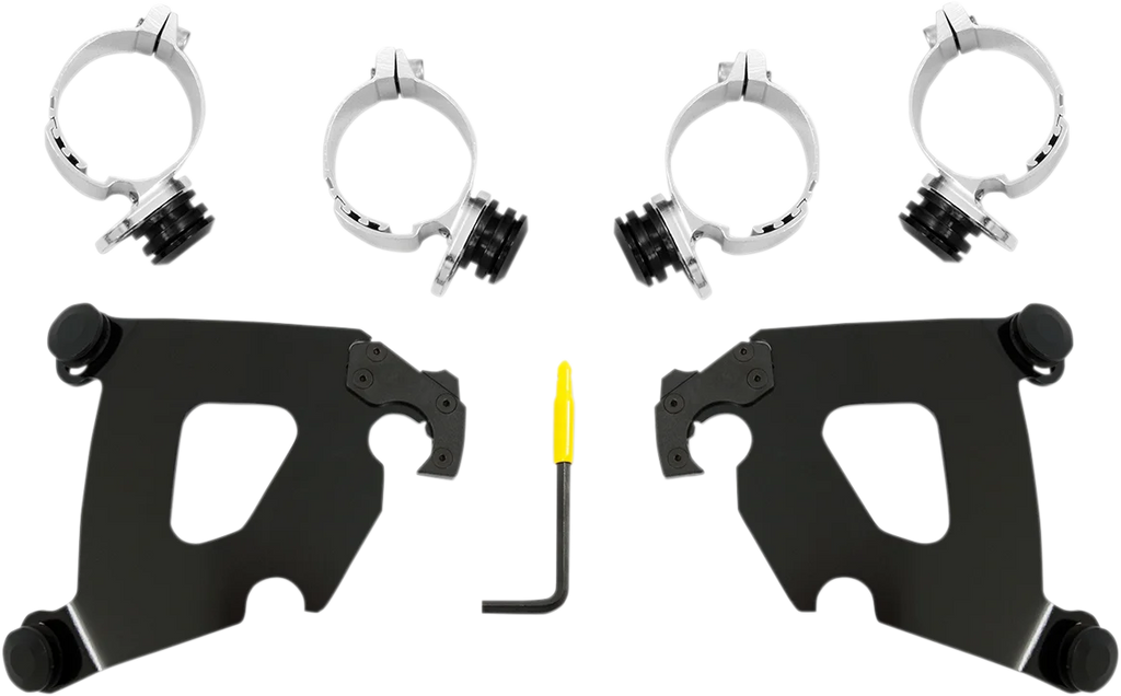 Memphis Shades Cafe Mounting Kit - Black - FXLR MEB2034 - Main Product View
